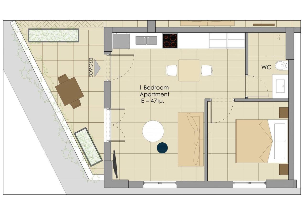 Sti Chora Apartments Lefkáda Extérieur photo